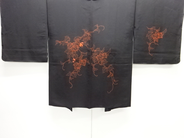 JAPANESE HAORI / UNUSED / EMBROIDERY / IVY FRUITS